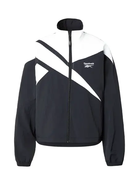 Reebok Prechodná bunda  čierna / biela