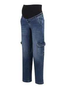 LOVE2WAIT Rifľové kapsáče  modrá denim