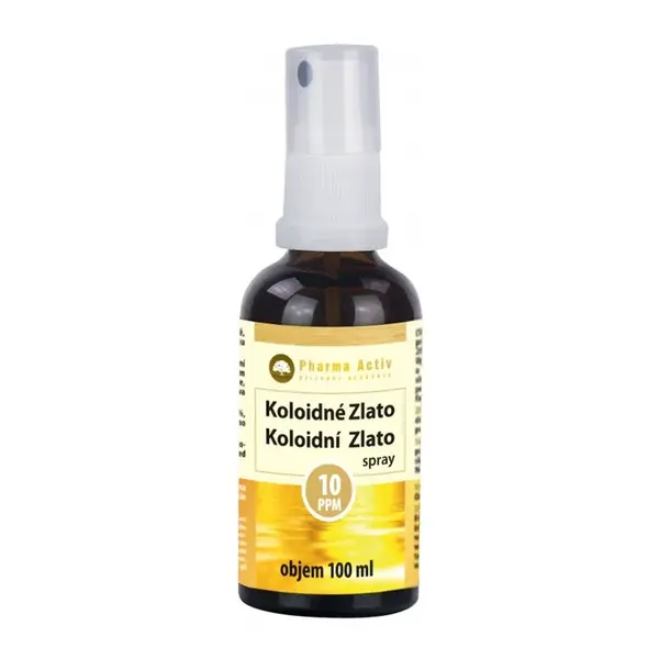 Pharma Activ Koloidní zlato 10ppm spray 100 ml
