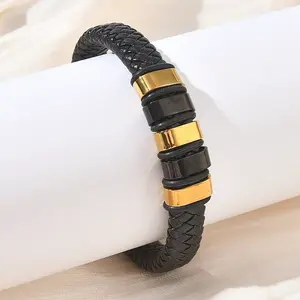 Braided Microfiber Leather Cord Bracelets