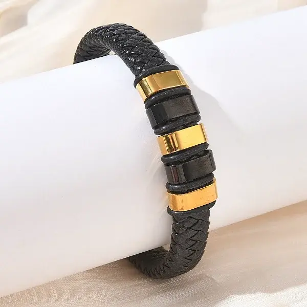 Braided Microfiber Leather Cord Bracelets