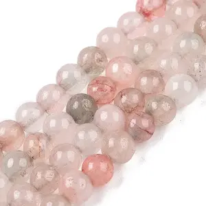 Dyed Natural White Jade Beads Strands