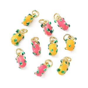 Brass Enamel Pendants