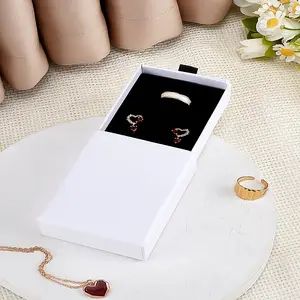 2Pcs Cardboard Paper Jewelry Drawer Boxes