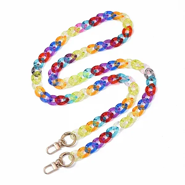 Transparent Acrylic Twisted Chain Bag Decorative Chains