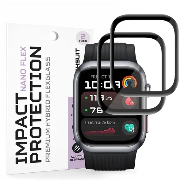 Techsuit Nano Flex, Huawei Watch D2, 2 kusy, černé