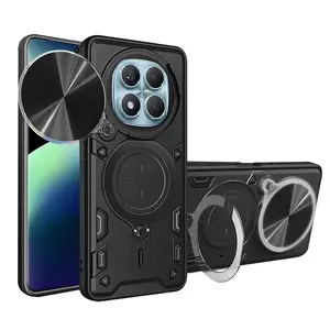 Techsuit CamGuard Pro, Xiaomi Redmi Note 14 Pro 4G / Poco F7, černý