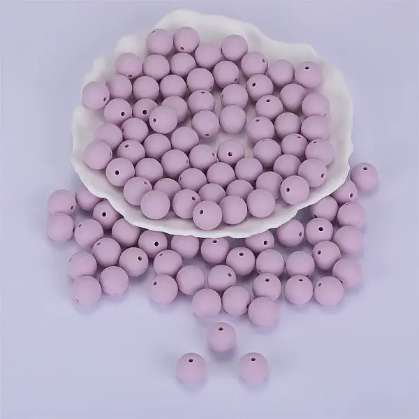 Round Silicone Focal Beads