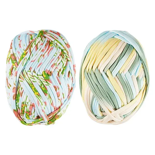 2 Skeins 2 Styles Super Soft Polyester Yarn