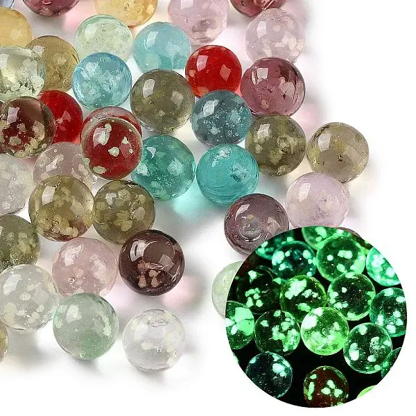 Luminous Handmade Transparent Lampwork Beads