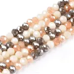Electroplate Glass Beads Strands