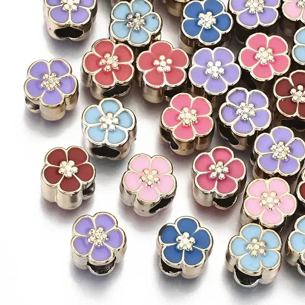 UV Plating Acrylic European Beads