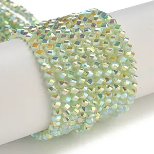 Electroplate Glass Beads Strands