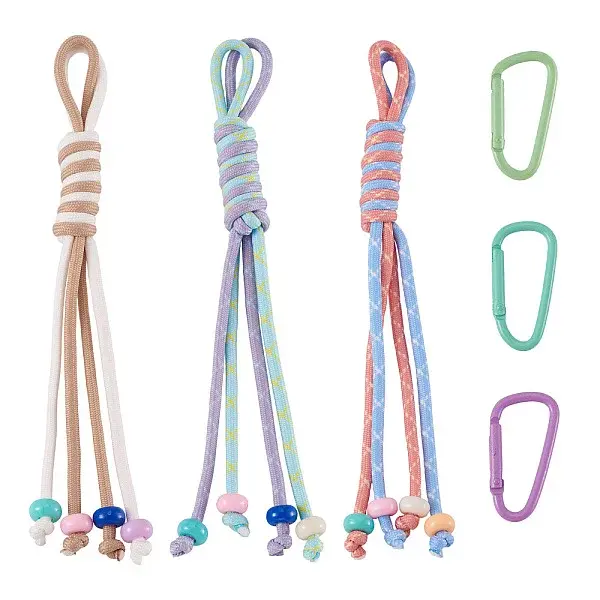 3Pcs Nylon Cord Pendant Decorations