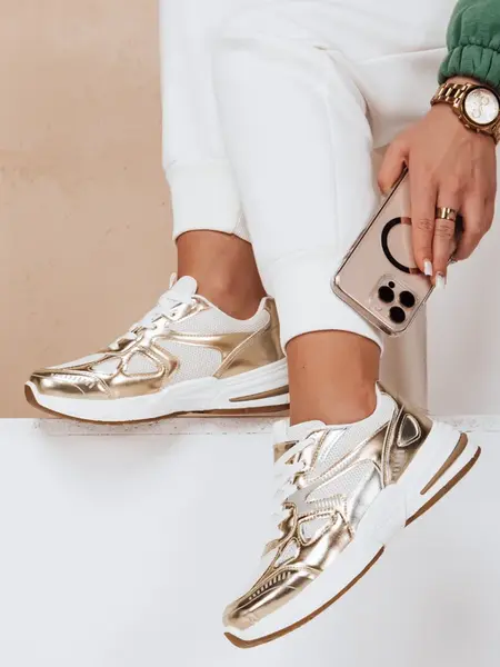 Zlaté dámske sneakersy ROYALFIT