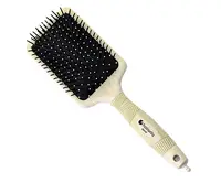 Kartáč na vlasy z organického materiálu s polyamidovými štětinami Hairway Organica - béžový (08448) + dárek zdarma