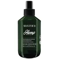 Bezoplachový hydratační sprej pro suché a lámavé vlasy Selective Professional Hemp Instant Disciplining Fluid - 200 ml + dárek zdarma