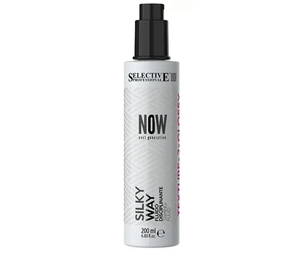 Vyhlazující mléko na vlasy Selective Professional Now Silky Way - 200 ml + dárek zdarma