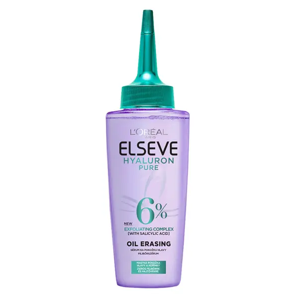 Čisticí sérum pro mastnou pokožku hlavy a kořínky s kyselinou salicylovou Loréal Paris Elseve Hyaluron Pure - 102 ml - L’Oréal Paris + dárek zdarma