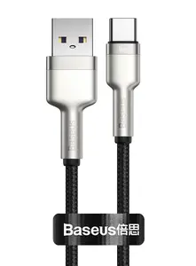 Datový kabel Baseus CAKF000001 Cafule USB-USB-C 66W 0,25m, černá
