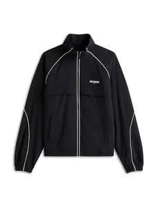 Tommy Jeans Prechodná bunda  čierna
