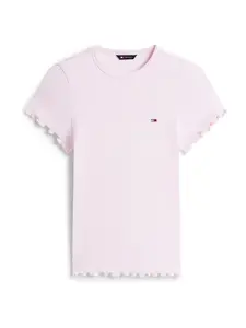 Tommy Jeans Tričko  rosé