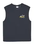 Bershka Tričko  námornícka modrá / žltá / biela