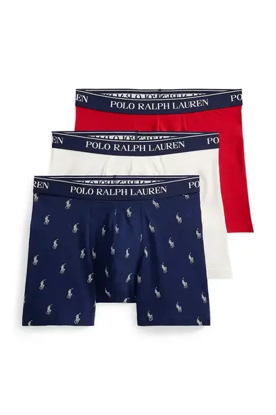 Polo Ralph Lauren boxerky pánské bavlněné s elastanem 3-pack