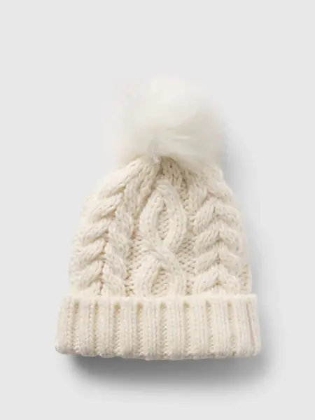 GAP Knitted hat with pompom - Women's