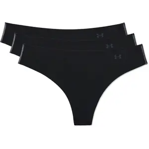 Sada troch čiernych táng Pure Stretch Under Armour