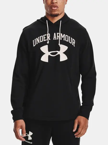 Under Armour Mikina RIVAL TERRY BIG LOGO HD-BLK - Pánské