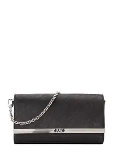 MICHAEL Michael Kors Listová kabelka  čierna