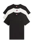 Tommy Jeans Tričko  čierna / biela
