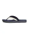 TOMMY HILFIGER Žabky  tmavomodrá / biela