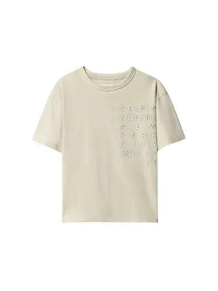 Calvin Klein Kids Tričko  béžová