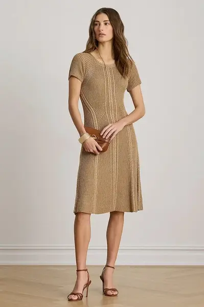 Lauren Ralph Lauren šaty s viskózou