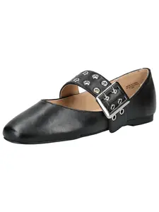STEVE MADDEN Baleríny s ramienkom  čierna