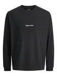 Jack & Jones Junior Tričko  čierna / biela