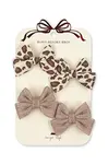 Konges Sløjd skřipce do vlasů dětské 4-pack BOW HAIR CLIP