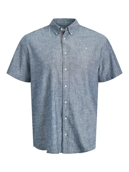Jack & Jones Plus Košeľa 'JPRBLUSUMMER'  modrá melírovaná