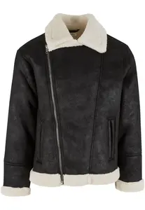 Urban Classics Prechodná bunda  čierna / biela
