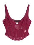 Bershka Top  burgundská
