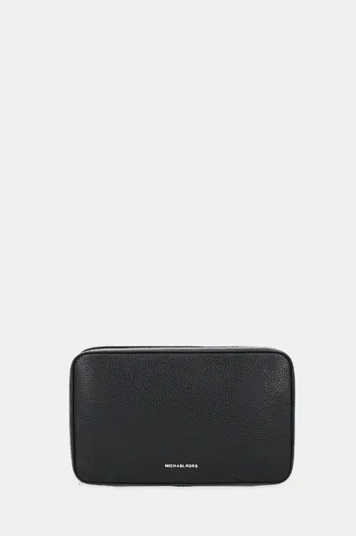 Kožená kozmetická taška MICHAEL Michael Kors