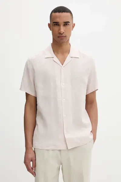 Calvin Klein košile pánská se lnem