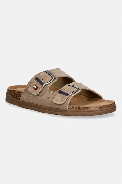 Tommy Hilfiger pantofle dětské semišové