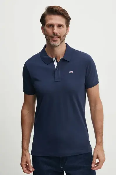 Tommy Jeans Bavlnené polo tričko Tommy Jeans