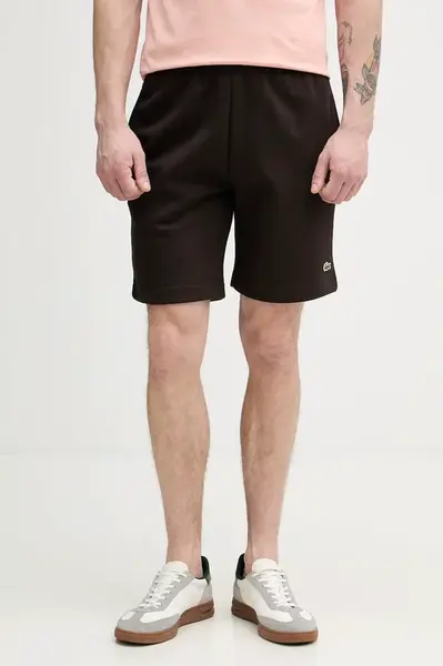Lacoste teplákové šortky pánske s bavlnou