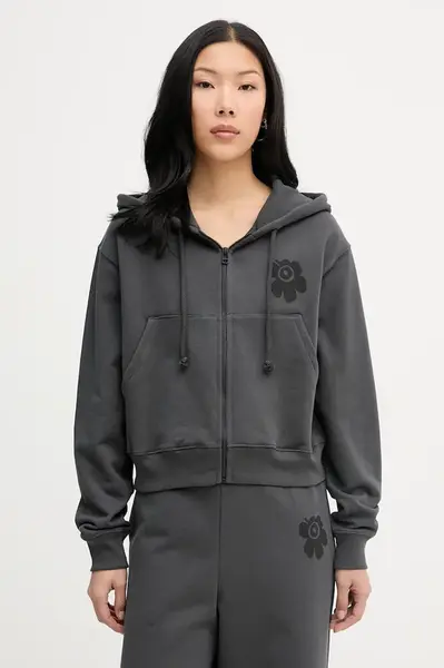 Marimekko mikina s kapucňou dámska bavlnená