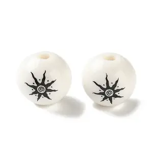 Printed Handmade Porcelain Beads