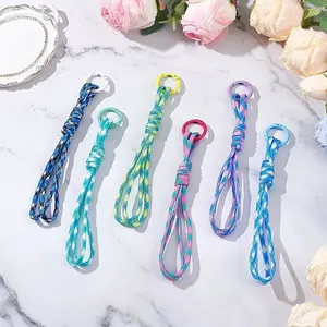 6Pcs 6 Colors Polyester & Spandex Cord Ropes Pendant Decorations
